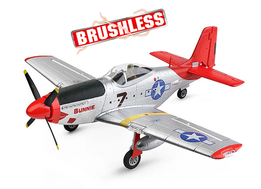 A280 3D/6G 4CH R/C P51 MUSTANG BRUSHLESS A280
