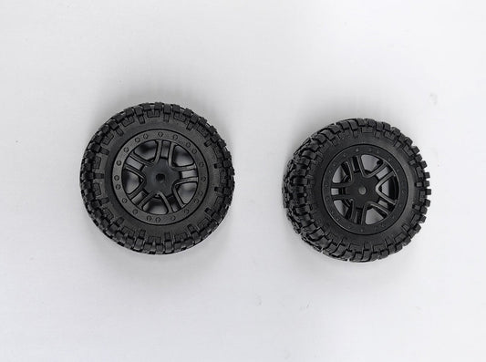 THRASHER Wheels and tires set(2) DESRUSH-22