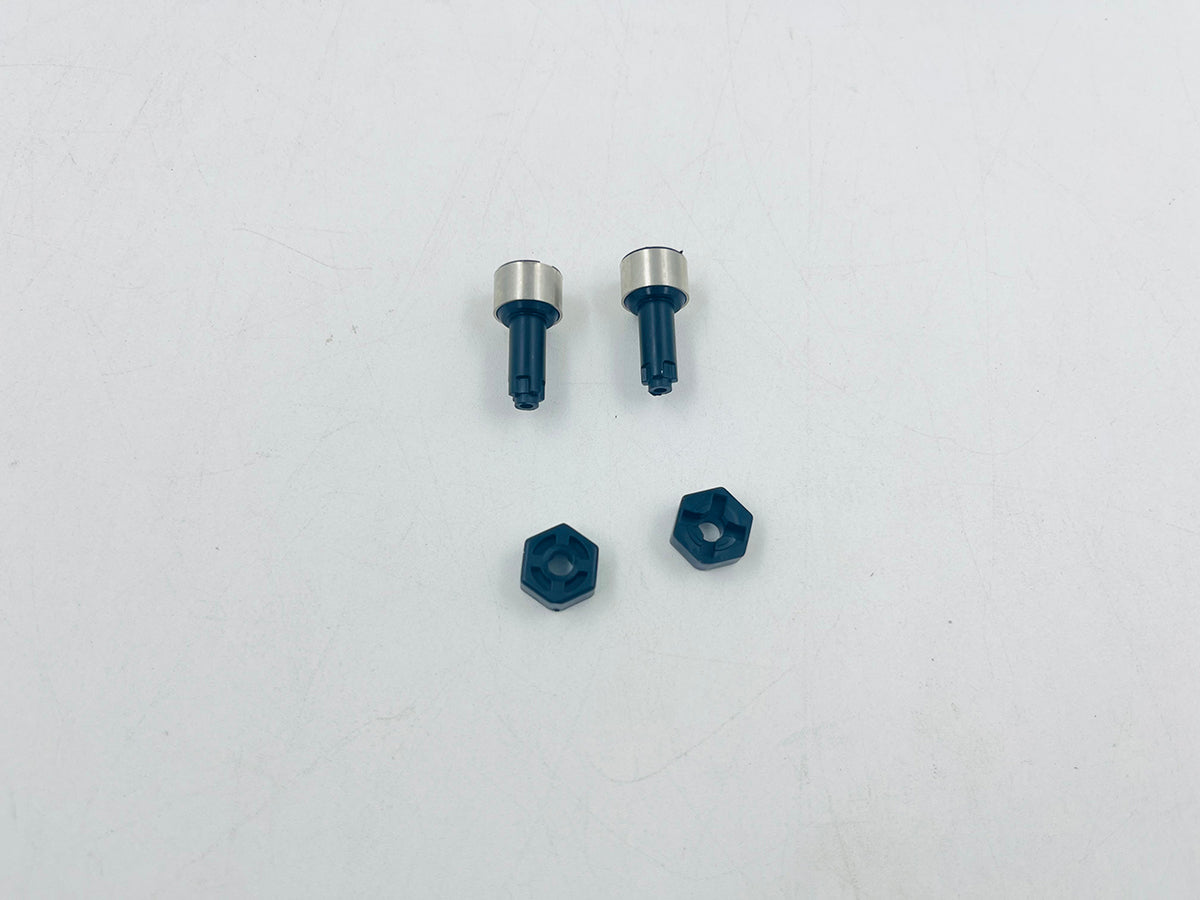 NARLY Rear wheel shafts & Pins hex(2pc) NAR17