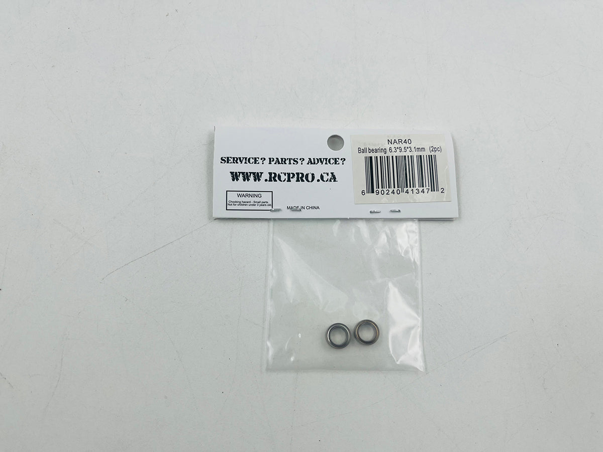 NARLY Ball bearing 6.3*9.5*3.1mm(2pc) NAR40