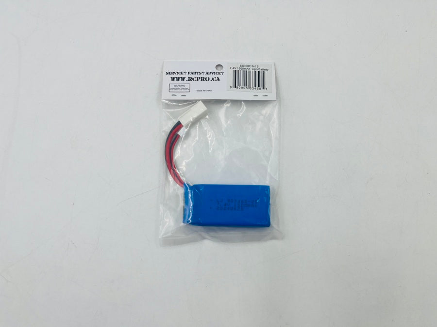 7.4V 1500mAh Battery  SONIC19-15