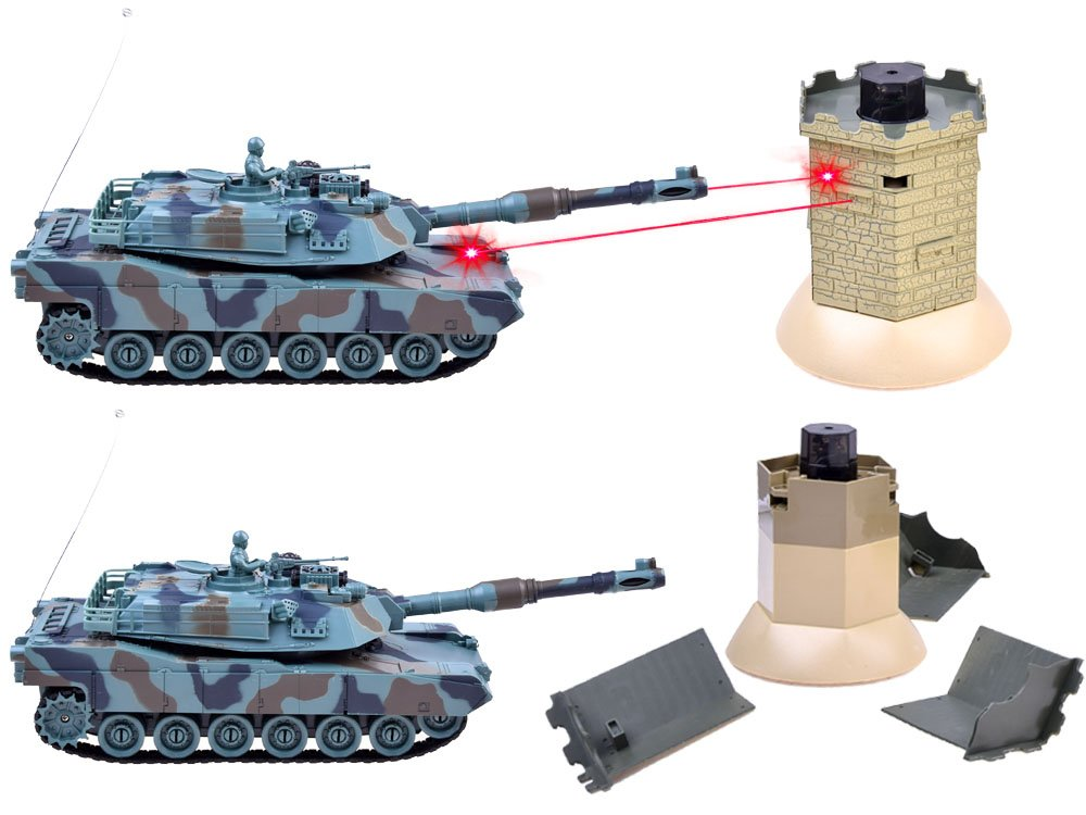 1:28 R/C BATTLE TANK T90 VS BUNKER 99862